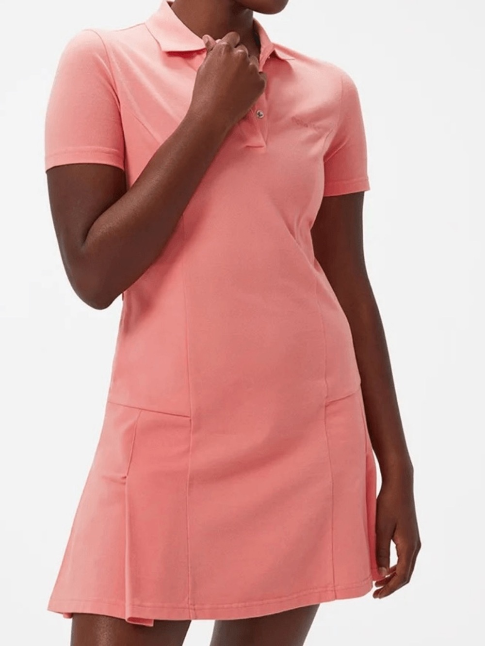 Outdoor Voices Exercise Dress Pink Polo Tennis Dress Activewear Athleisure M